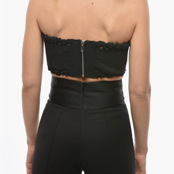 Ganni Strapless Crop Top - Picture 2 of 7